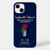Unieke Palestina Travel Passport Print Souvenir Case-Mate iPhone Case (Achterkant)