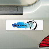 Unieke parachutie bumpersticker (Op auto)