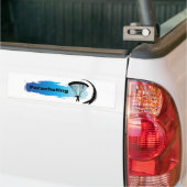 Unieke parachutie bumpersticker (Op Truck)