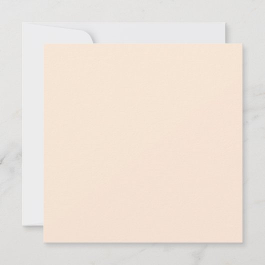 Unieke pastel Abstracte One Line Art Wedding Kaart (Achterkant)