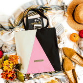 Unieke Pastel Classy Modern Minimal canvas tas