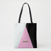 Unieke Pastel Classy Modern Minimal canvas tas (Voorkant)