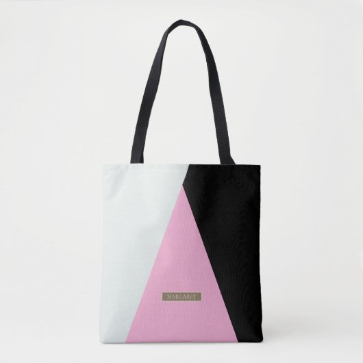 Unieke Pastel Classy Modern Minimal canvas tas (Voorkant)