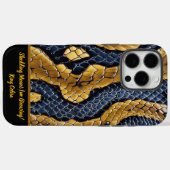 Unieke patronen van een levendige giftige slangenh Case-Mate iPhone case (Achterkant (horizontaal))