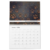 Unieke Paw Print dierenarts Kalender (Jan 2026)
