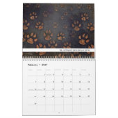 Unieke Paw Print dierenarts Kalender (Feb 2027)