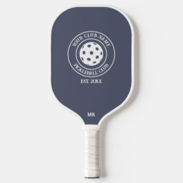 Unieke Peddel Met Uw Clubnaam En Jaar Grijs Pickleball Paddle