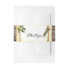 Unieke pen voor schuiven en veren uitnodigingen wikkel