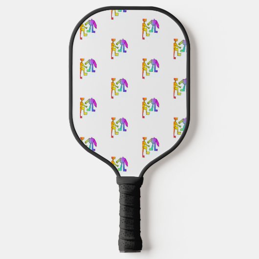 Unieke People Pickleball Paddle (Voorkant)