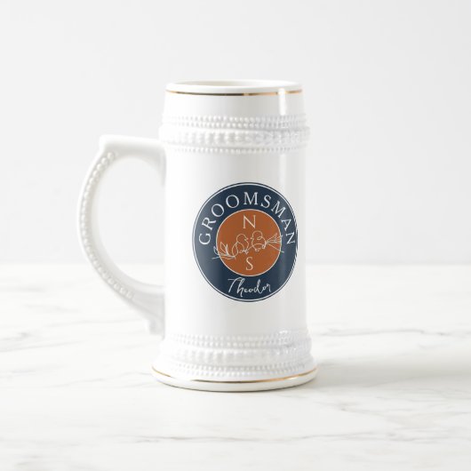 Unieke Persoonlijke Bruidsjonkersgeschenken Bierpul (Links)