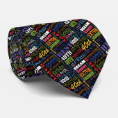 Unieke persoonlijke cadeautjes van de 40e verjaard stropdas (Opgerold)