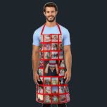 Unieke persoonlijke fotocollage schort<br><div class="desc">Foto uniek gepersonaliseerd schort van Ricaso - let goed op het plaatsen van de bovenste foto's zodat u de look krijgt die u wilt</div>