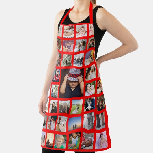 Unieke persoonlijke fotocollage schort (Insitu)