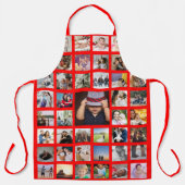 Unieke persoonlijke fotocollage schort (Voorkant)