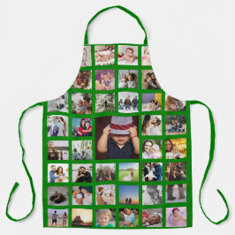 Unieke persoonlijke fotocollage schort