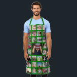 Unieke persoonlijke fotocollage schort<br><div class="desc">Foto uniek gepersonaliseerd schort van Ricaso - let goed op het plaatsen van de bovenste foto's zodat u de look krijgt die u wilt</div>