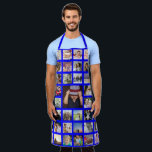 Unieke persoonlijke fotocollage schort<br><div class="desc">Foto uniek gepersonaliseerd schort van Ricaso - let goed op het plaatsen van de bovenste foto's zodat u de look krijgt die u wilt</div>