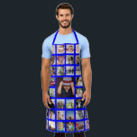 Unieke persoonlijke fotocollage schort<br><div class="desc">Foto uniek gepersonaliseerd schort van Ricaso - let goed op het plaatsen van de bovenste foto's zodat u de look krijgt die u wilt</div>