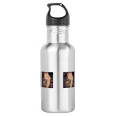 Unieke persoonlijke foto's waterfles  (Achterkant)