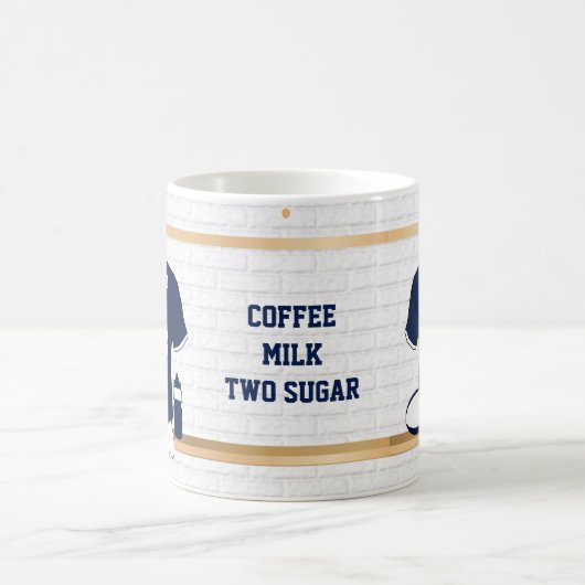 Unieke persoonlijke mokken van Rugby Fan (Center)