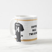 Unieke persoonlijke mokken van Rugby Fan (Voorkant links)