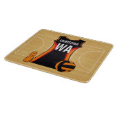 Unieke persoonlijke netball snijplank (Hoek)