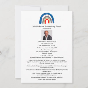 Unieke politieke fundraiser-evenement kaart