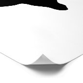 Unieke Pop Art Buffalo Bison Silhouette Poster (Hoek)