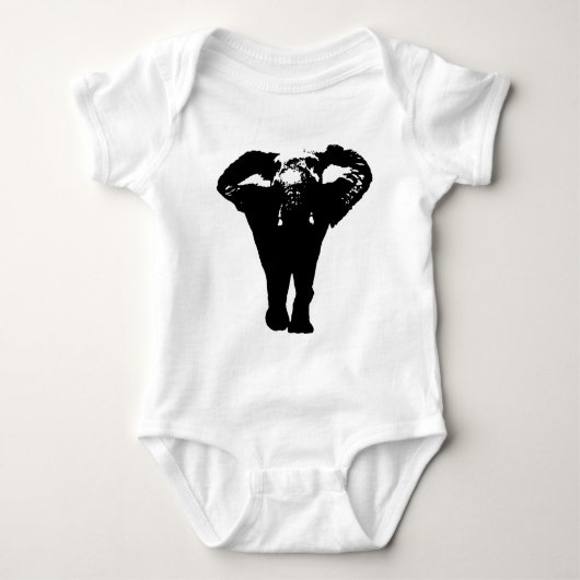Unieke Pop Art Olifant Romper (Voorkant)