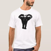 Unieke Pop Art Olifant T-shirt (Voorkant)
