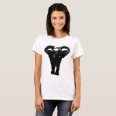 Unieke Pop Art Olifant T-shirt (Voorkant volledig)