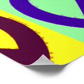 Unieke Pop Art Vredesbord Poster (Hoek)