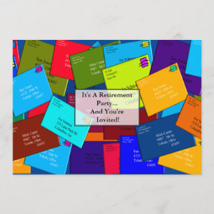 Unieke POSTAL WORKER Retirement Invitations II Kaart