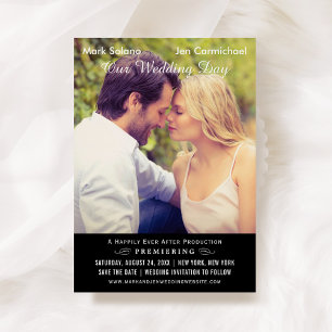 Unieke Poster voor Black Wedding Movie Save The Date