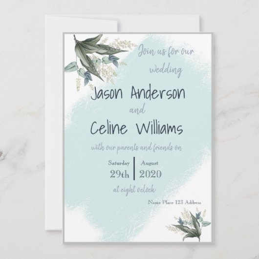 Unieke Pre-Wedding Celebration Kaart (Voorkant)