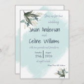 Unieke Pre-Wedding Celebration Kaart (Voorkant / Achterkant)