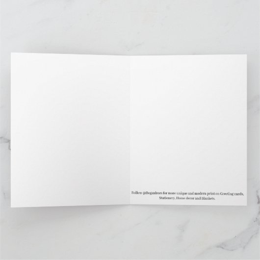 Unieke print van Boganhues Kaart (Binnen)