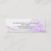 Unieke procureur bij Law Wave Pattern Abstract Mini Visitekaartje (Achterkant)