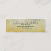 Unieke procureur bij Law Yellow Mortar Wall Design Mini Visitekaartje (Achterkant)