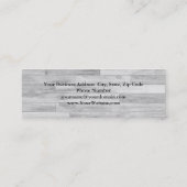 Unieke procureur bij wetsgrijs parquet-ontwerp mini visitekaartje (Achterkant)