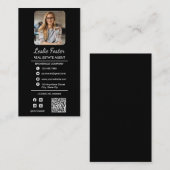 Unieke professionele foto lay-out van de makelaar visitekaartje (Voorkant / Achterkant)