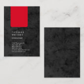 Unieke professionele grijze, moderne legant visitekaartje (Voorkant / Achterkant)