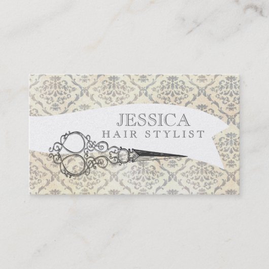  Unieke Professionele Haar Stylist Salon Visitekaartje (Voorkant)