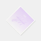 Unieke professionele naam Sjabloon | Licht Paarse Servet (Hoek)