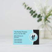 Unieke professionele plug-Visitekaartjes Visitekaartje (Staand voorkant)