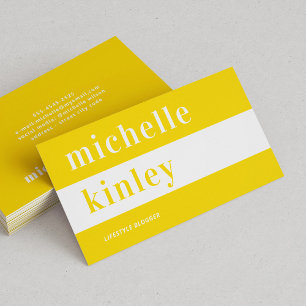 Unieke professionele trendtypografische netwerkfun visitekaartje