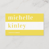 Unieke professionele trendtypografische netwerkfun visitekaartje (Voorkant)