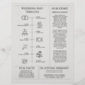 Unieke programma's voor dagbladtijden en weddensch flyer (Achterkant)