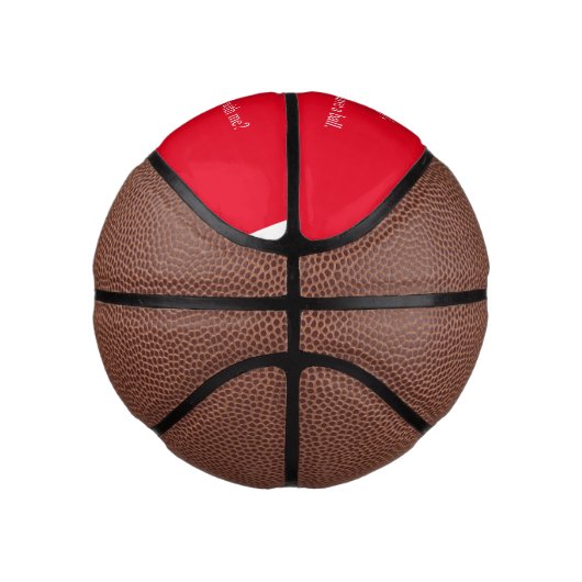 Unieke Prom Formele DansVoorstel Vraag Basketball Basketbal (Rechts)