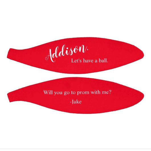 Unieke Prom Formele DansVoorstel Vraag Basketball Basketbal (Panelen)